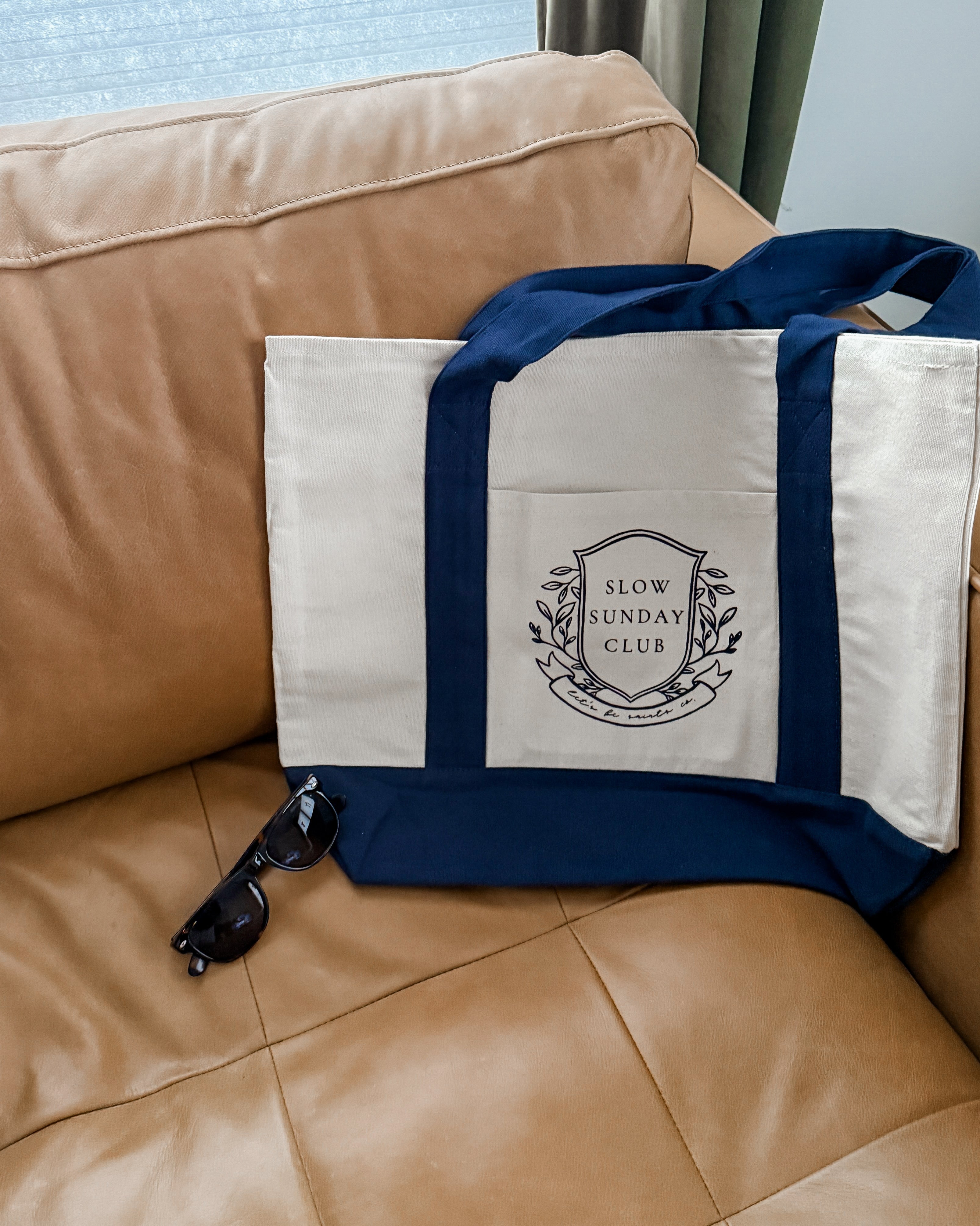 Slow Sunday Club Large Tote