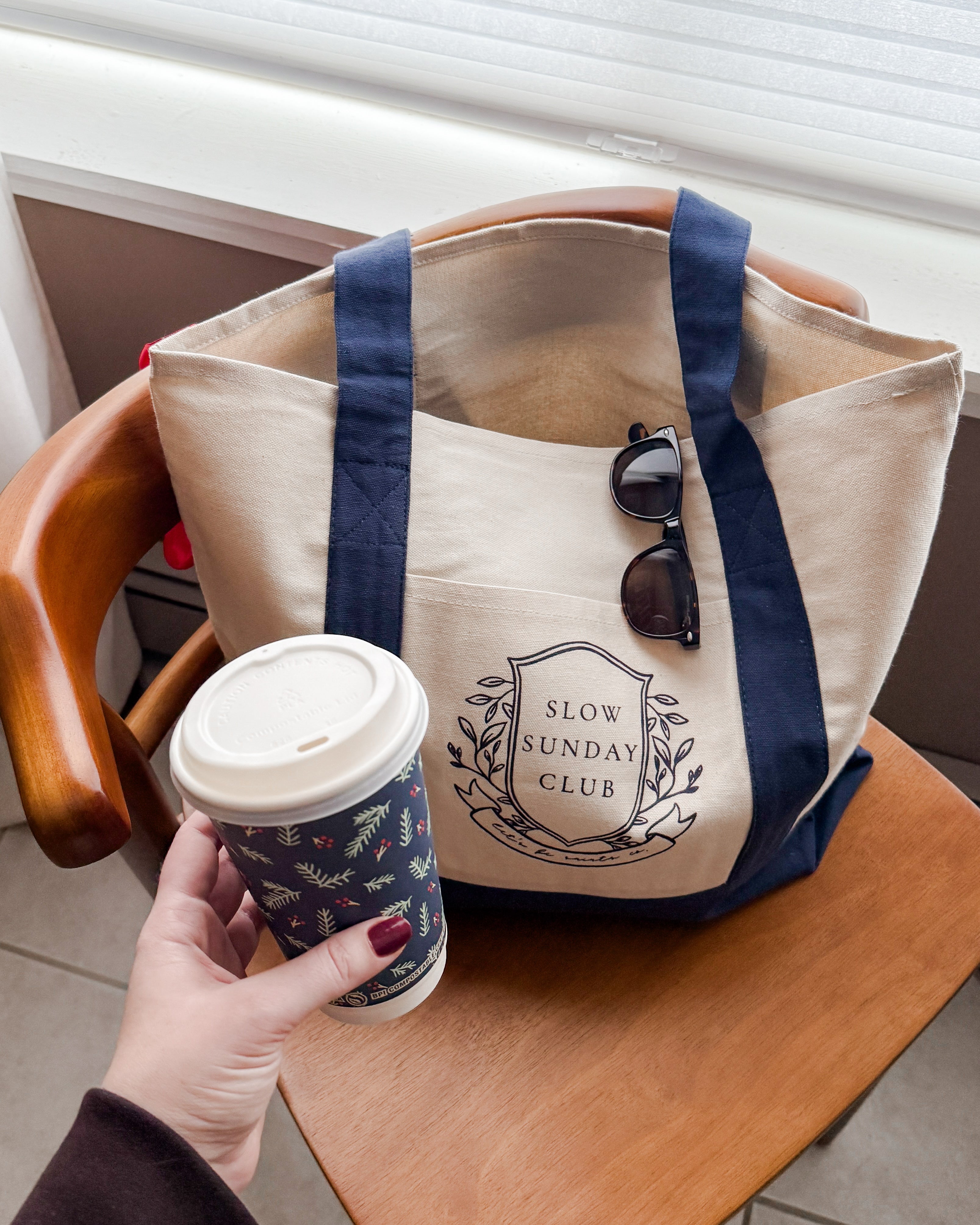 Slow Sunday Club Large Tote