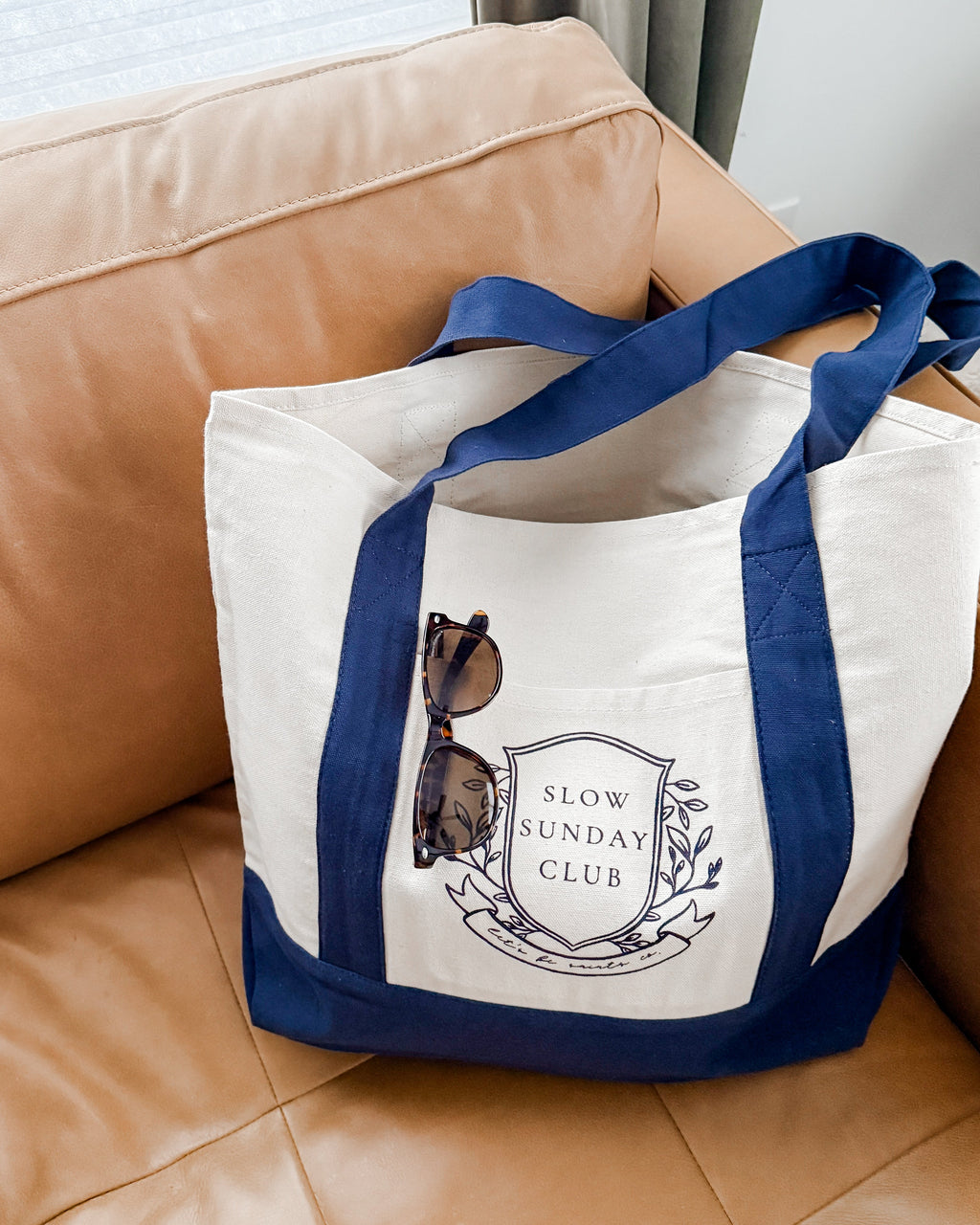 Slow Sunday Club Large Tote