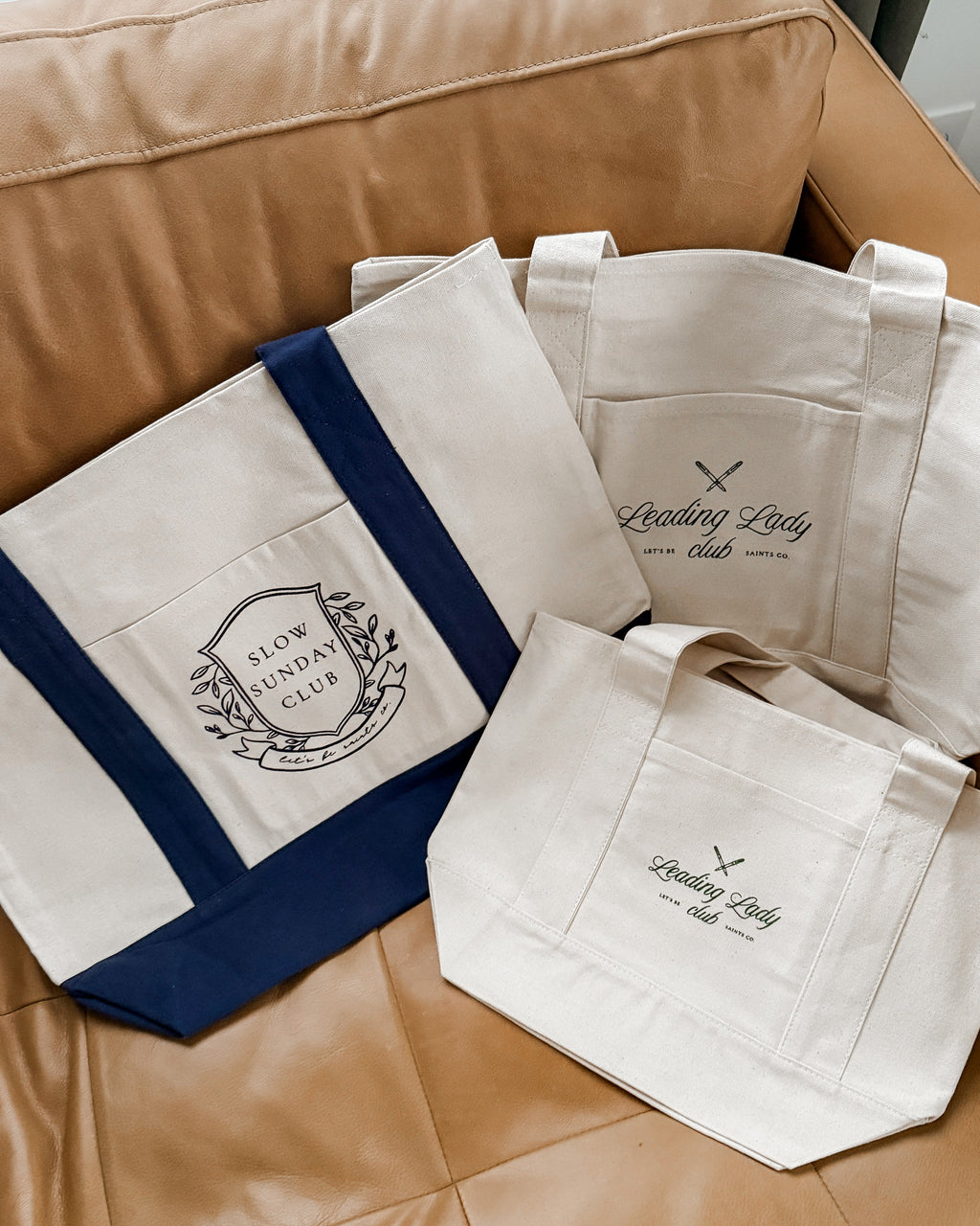 Slow Sunday Club Large Tote